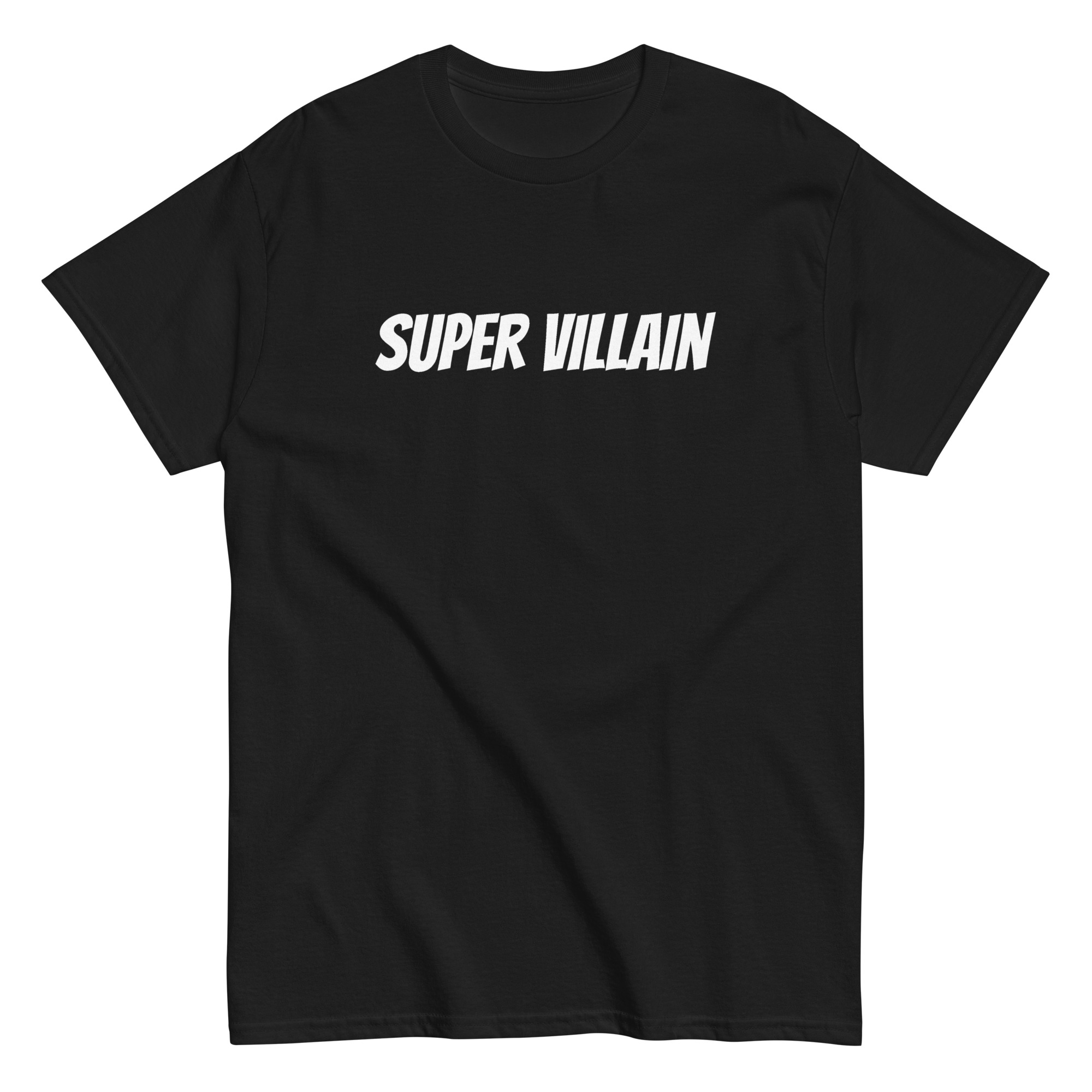Super Villain Simple Text Tee - Image 2