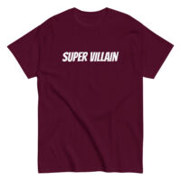 Super Villain Simple Text Tee
